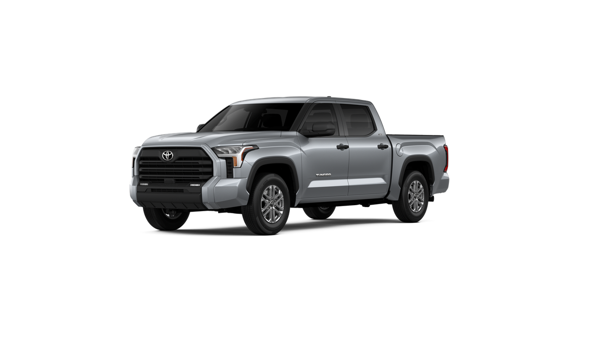 2026 Toyota Tundra SR5 in Celestial Silver Metallic — front three-quarter view