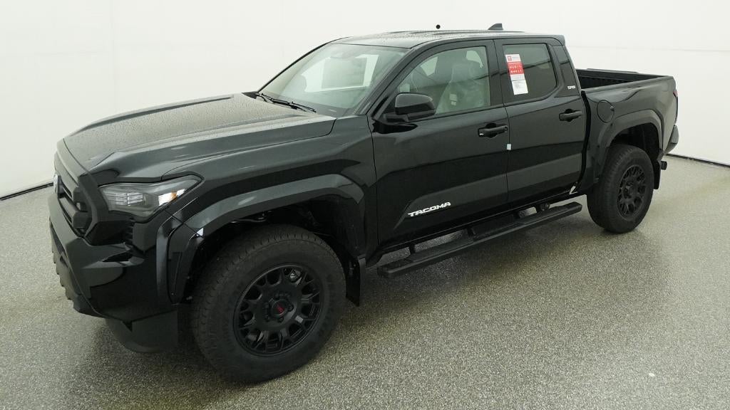 2026 Toyota Tacoma SR5 in Black — front three-quarter view