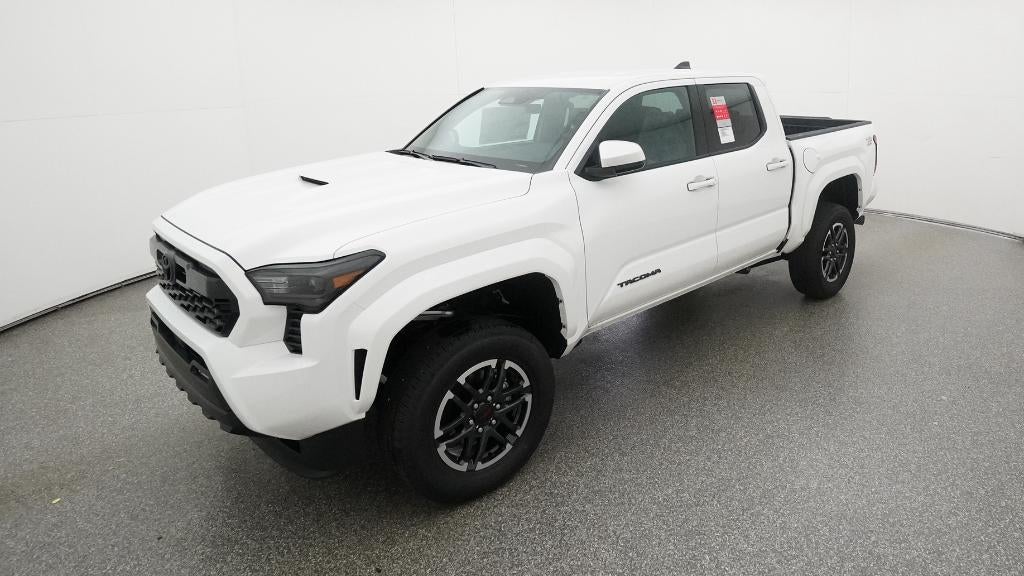 2025 Toyota Tacoma TRD Sport in Ice Cap — front three-quarter view